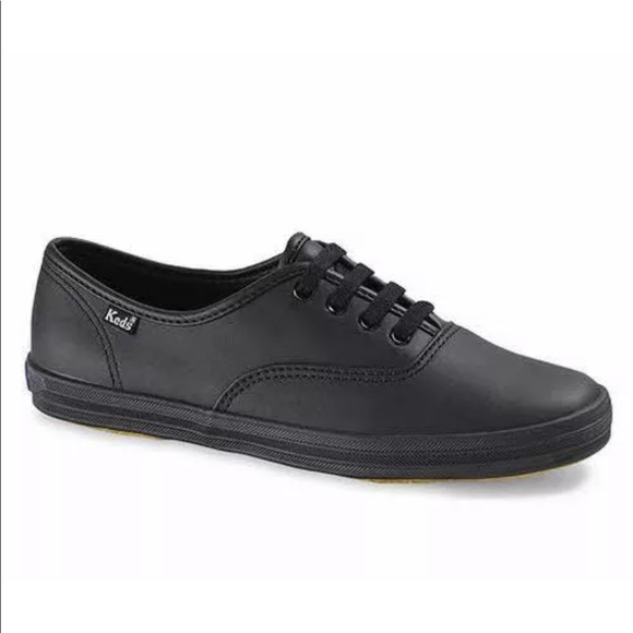 Keds Shoes - ❌SOLD❌Keds | Champion Original Black Leather Lace